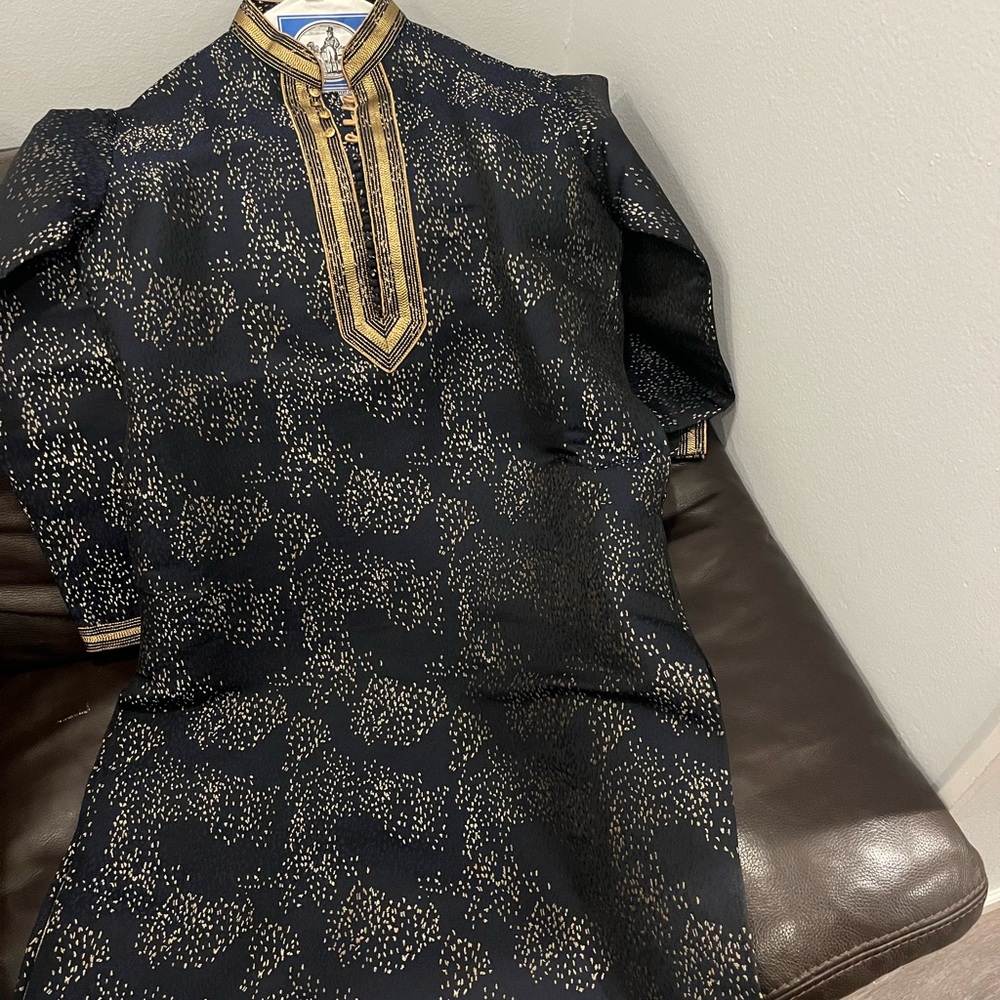 Black and Gold Traditional Outfit